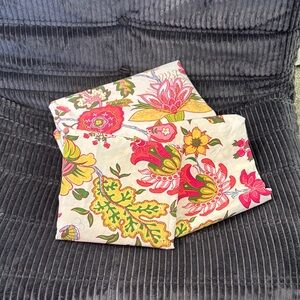 Beautiful Pottery Barn Serafina Floral Butterfly full queen duvet + 2 shams